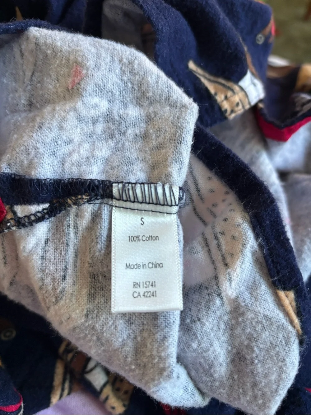 PJ SALVAGE S’mores Print Flannel Pajamas